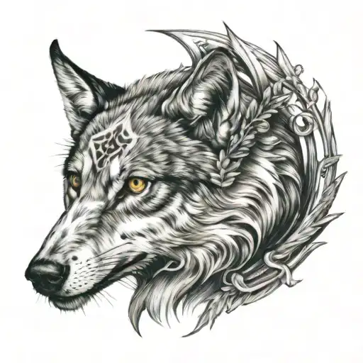 Capricorn Saturn Wolf