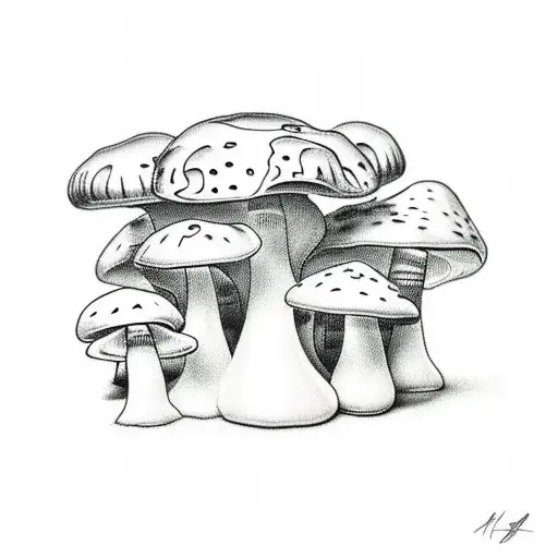 A Collection Of Various Mushrooms In Different Shapes And Sizes
