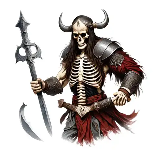 Skeleton Viking Warrior