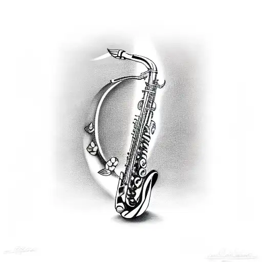Saxophone With Dove