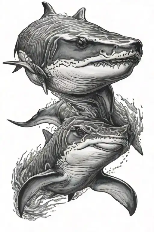 Hammerhead Shark Swimming