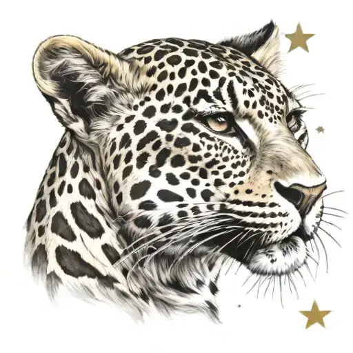 Leopard With A Star