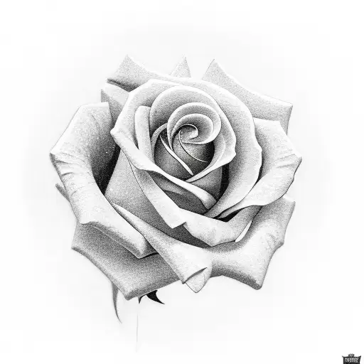 Rose Wrapped Around An Anchor