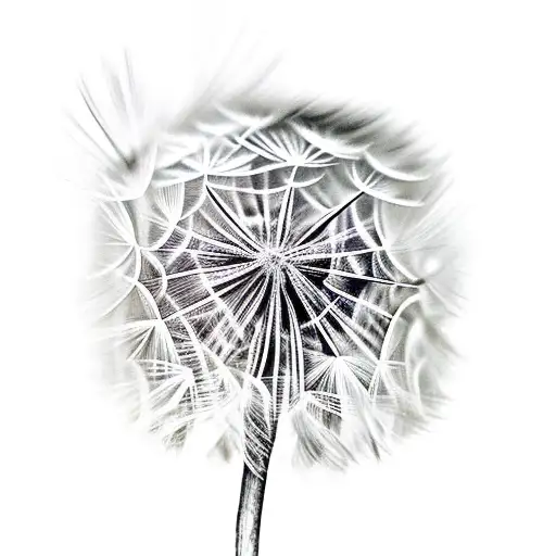 Dandelion Breaking Apart