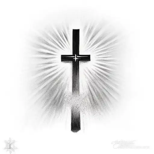 Christian Cross With The Last Name Nunez