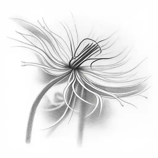 Red Spider Lily With A Date Next To It