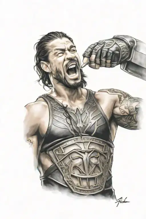 Roman Reigns Brutal Photo