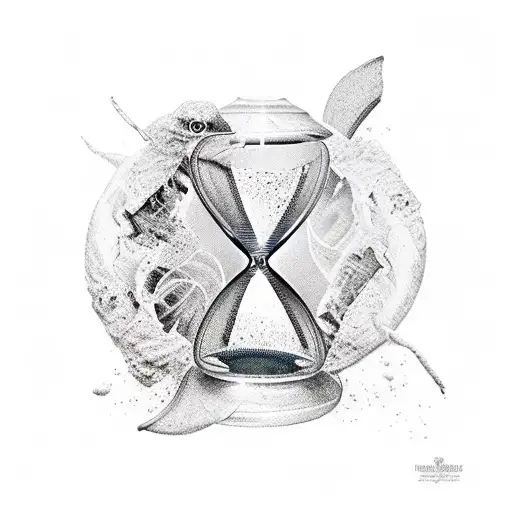 Hourglass Time Running Out