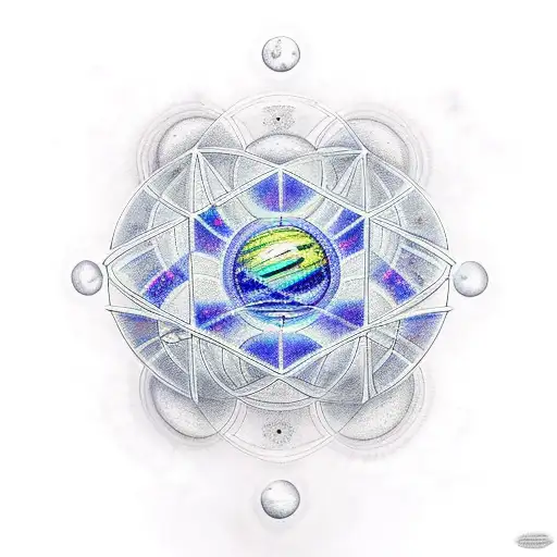 Metatrons Cube Alien Meditation Solar System Galaxy