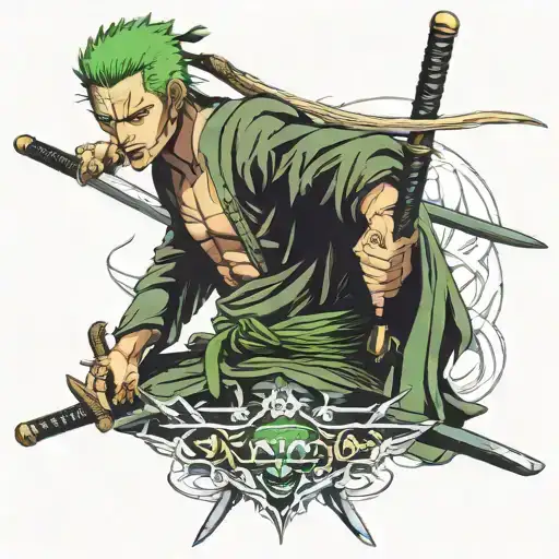 Roronoa Zoro Swords Without Zoro