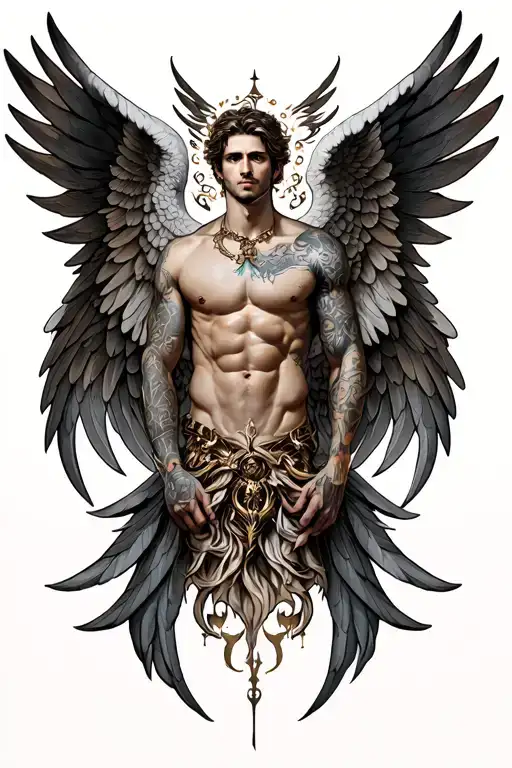 Gaurdian Angel Wings Male