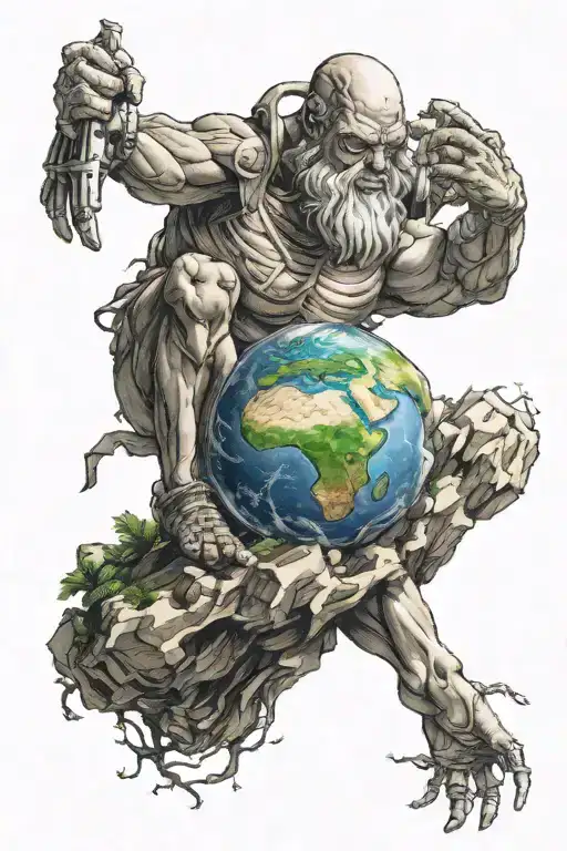 Atlas Holding The Earth