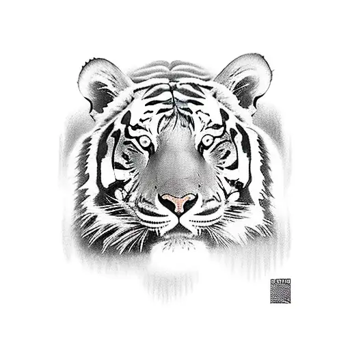 Chinese Tiger Walking A Through Bamboo Forest