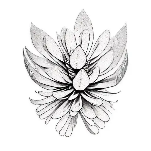 Tall Indian Paint Brush With A Box Outline