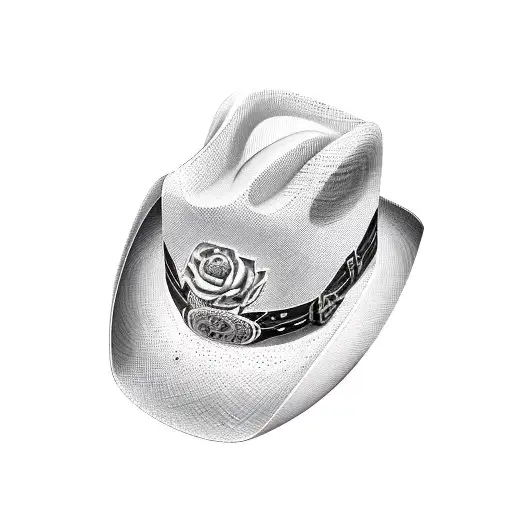 The Words May I Stand Unshaken With A Cowboy Hat And Gun