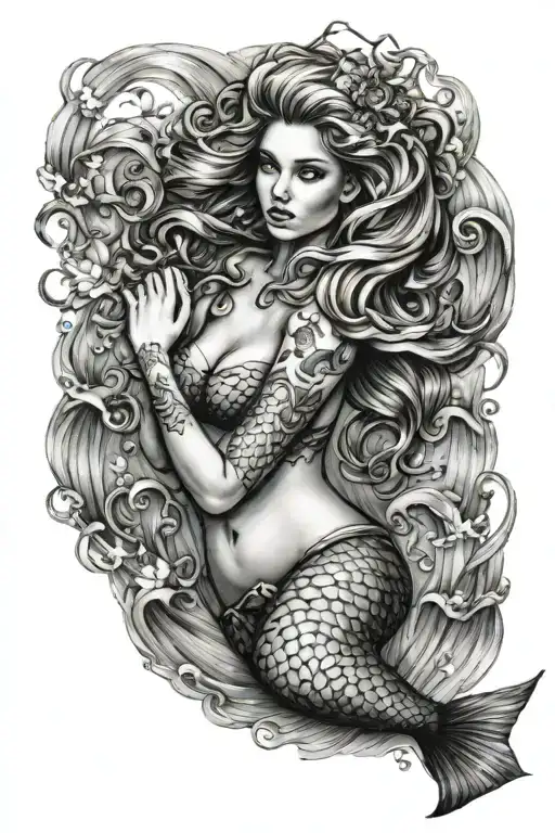 Mermaid Swimming
