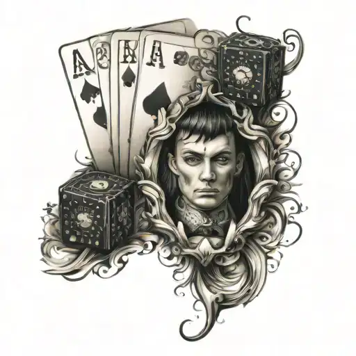 Gambling Themed Sleeve