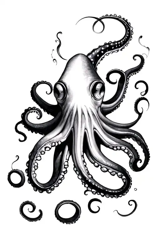 Octopus Wrap Leg Sleeve Black