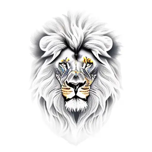 Rose With And A Lion