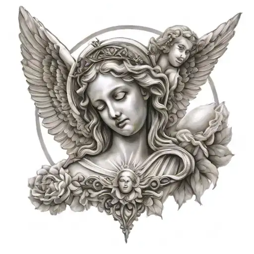 Angels And Holy Mary
