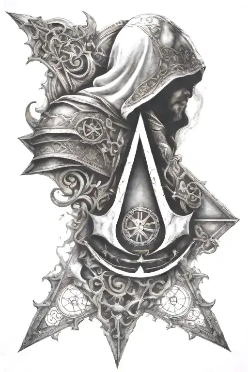 Assassins Creed Symbol Surrounded