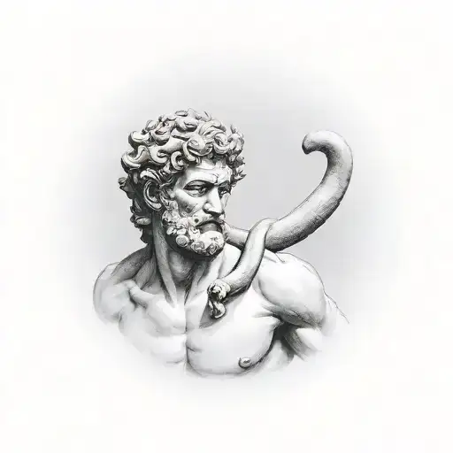 Milo Of Croton Carrying The Bull On His Shoulders
