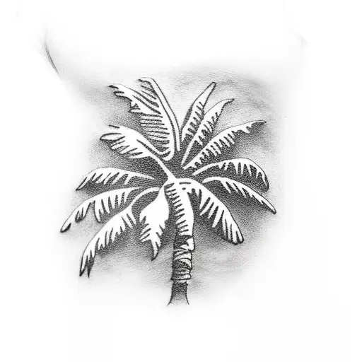 Pirate And Palm Trees