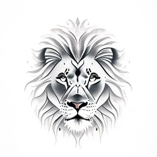 A Realistic Portrait Of A Lion Playing A Musical Instrument