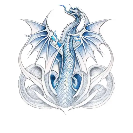 Blue Female Dragon