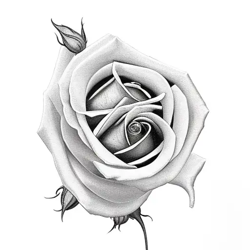 Roses With A Clock Showing Date Time Sleeve