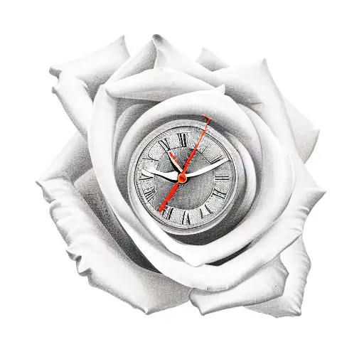 Roses With A Clock Sleeve