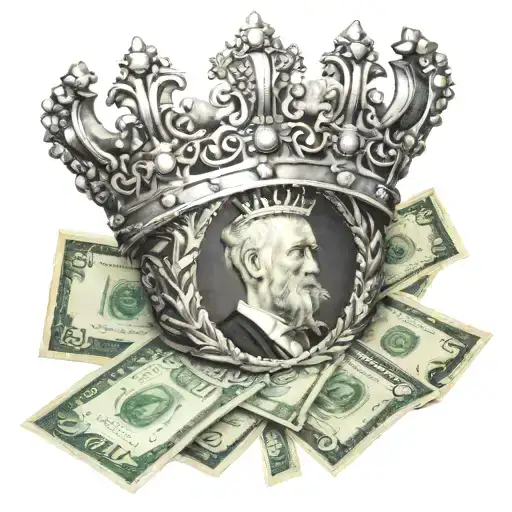 Crown Made Of Money