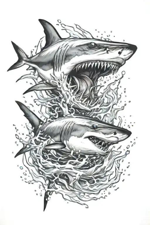 Shark Water And Strom