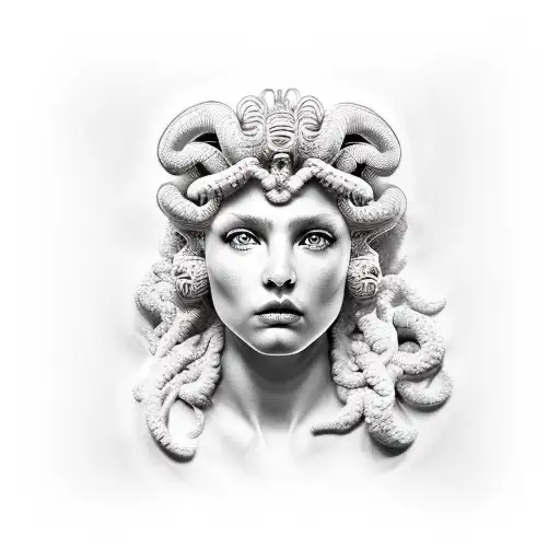 Female Greek Sculpture Medusa