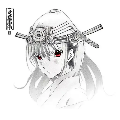 Anime Samurai Girl