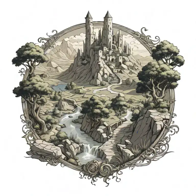 A Fantasy Landscape Inspired By Runescape