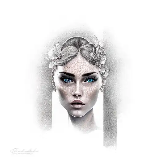 Beautiful Woman Face