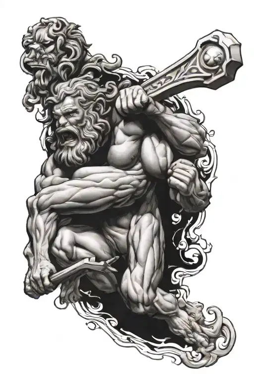 Hercules Black And White