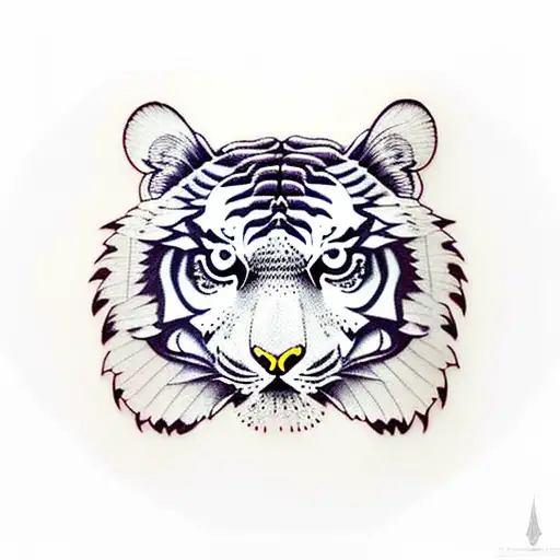 Tiger Owl Head Hour Glass