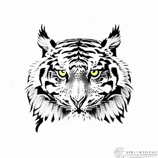 Half Owl Half Tiger With Hour Glass