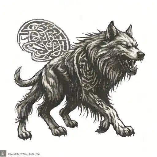 Fenrir Viking Norse Wolf