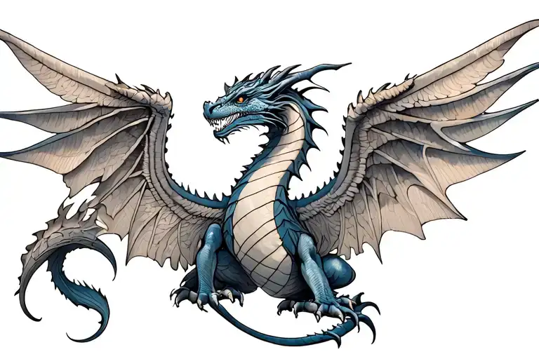 Winged Dragon Wrapped