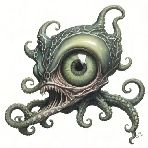 Tentacle Alien 1 Eye