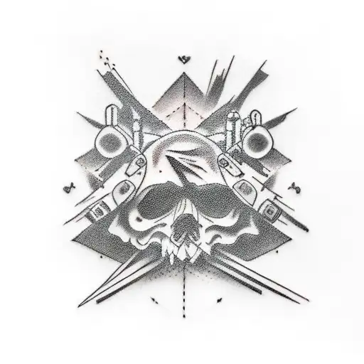 A Tattoo Representing My Love And Hobby For Movies And Video Games