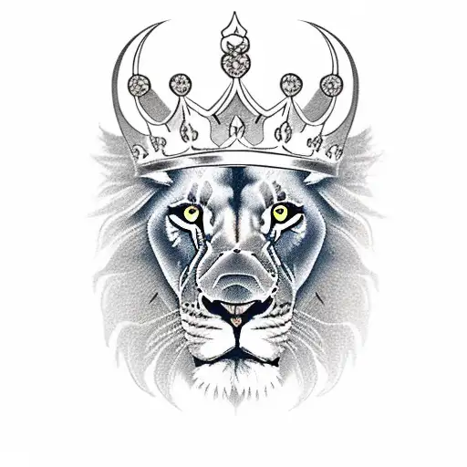 Lion With Crown
