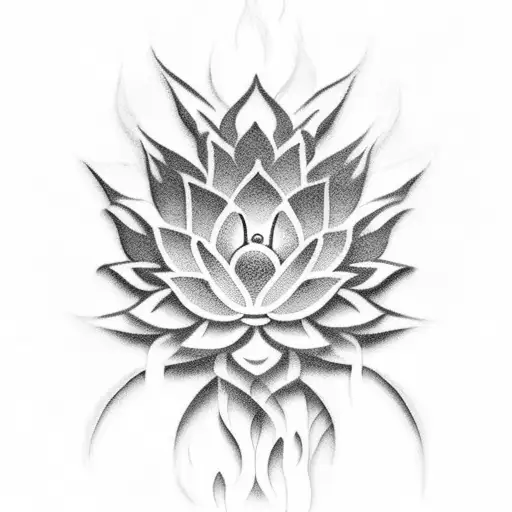 Lotus And Fire