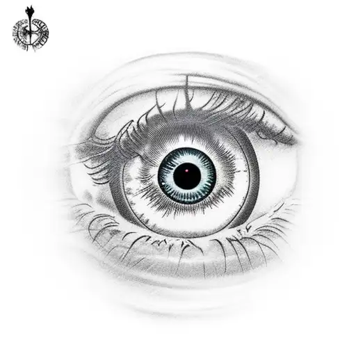 Time Passing Away Eye Clock