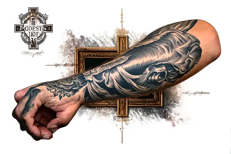 Catholic Right Arm Sleeve
