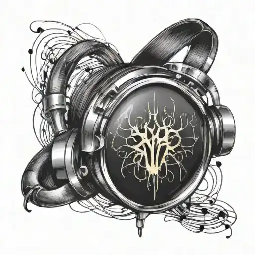 Heartbeat With Music Headphones