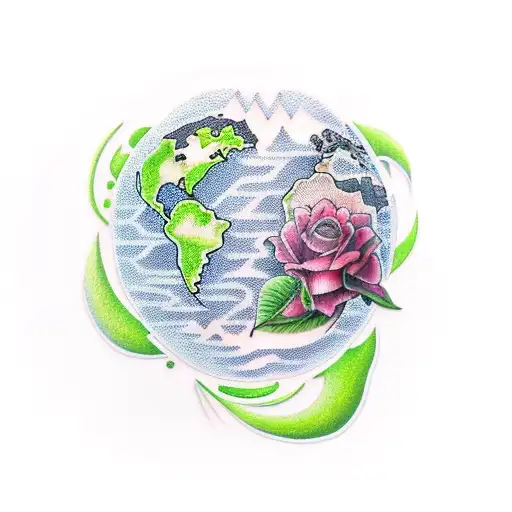 Mother Nature Holding Earth